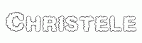Dessin a colorier du prenom Christele