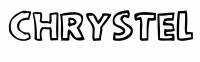 Dessin a colorier du prenom Chrystel
