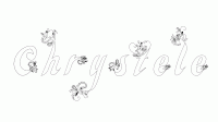 Dessin a colorier du prenom Chrystele