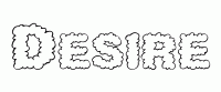 Dessin a colorier du prenom Desire