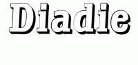 Dessin a colorier du prenom Diadie