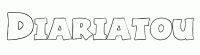 Dessin a colorier du prenom Diariatou