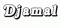 Dessin a colorier du prenom Djamal