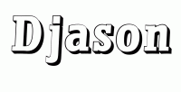 Dessin a colorier du prenom Djason