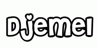 Dessin a colorier du prenom Djemel
