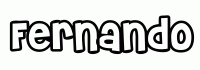 Dessin a colorier du prenom Fernando