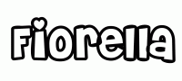 Dessin a colorier du prenom Fiorella