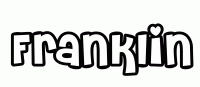 Dessin a colorier du prenom Franklin
