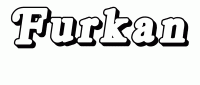 Dessin a colorier du prenom Furkan