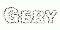 Dessin a colorier du prenom Gery