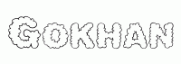 Dessin a colorier du prenom Gokhan