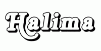 Dessin a colorier du prenom Halima