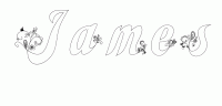 Dessin a colorier du prenom James