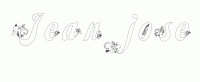 Dessin a colorier du prenom Jean-jose