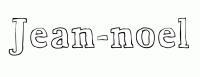 Dessin a colorier du prenom Jean-noel