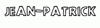 Dessin a colorier du prenom Jean-patrick