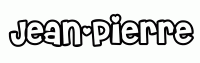 Dessin a colorier du prenom Jean-pierre