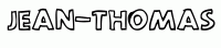 Dessin a colorier du prenom Jean-thomas