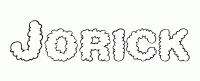 Dessin a colorier du prenom Jorick