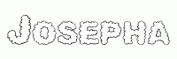 Dessin a colorier du prenom Josepha