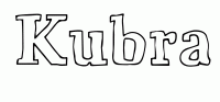 Dessin a colorier du prenom Kubra