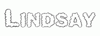 Dessin a colorier du prenom Lindsay
