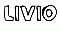 Dessin a colorier du prenom Livio