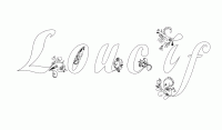 Dessin a colorier du prenom Loucif