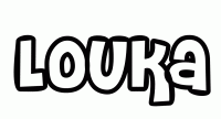 Dessin a colorier du prenom Louka
