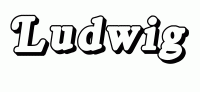 Dessin a colorier du prenom Ludwig