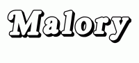 Dessin a colorier du prenom Malory