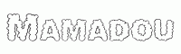 Dessin a colorier du prenom Mamadou