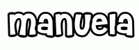 Dessin a colorier du prenom Manuela