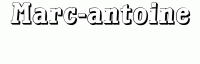 Dessin a colorier du prenom Marc-antoine