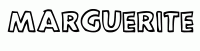 Dessin a colorier du prenom Marguerite
