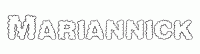 Dessin a colorier du prenom Mariannick
