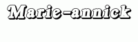 Dessin a colorier du prenom Marie-annick
