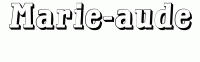 Dessin a colorier du prenom Marie-aude