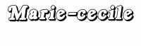 Dessin a colorier du prenom Marie-cecile