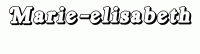 Dessin a colorier du prenom Marie-elisabeth