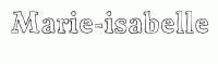 Dessin a colorier du prenom Marie-isabelle