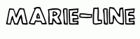 Dessin a colorier du prenom Marie-line