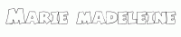 Dessin a colorier du prenom Marie-madeleine