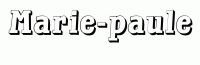 Dessin a colorier du prenom Marie-paule
