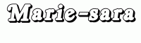 Dessin a colorier du prenom Marie-sara