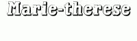 Dessin a colorier du prenom Marie-therese