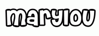 Dessin a colorier du prenom Marylou