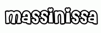 Dessin a colorier du prenom Massinissa