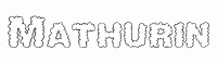 Dessin a colorier du prenom Mathurin