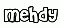 Dessin a colorier du prenom Mehdy